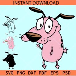 Courage the Cowardly Dog SVG