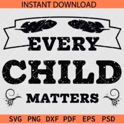 Distressed Every Child Matters SVG, Child Day Holiday SVG, Child Protection SVG