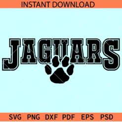 Jaguars Paw SVG, The Jaguars SVG, Team jaguars SVG