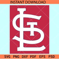 St. louis cardinal insignia logo SVG