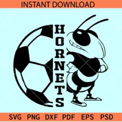  The hornets soccer ball SVG,  Hornets soccer Ball SVG, Team Hornets SVG