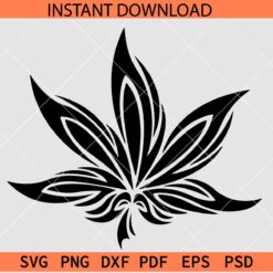 Weed vector SVG, Marijuana stencil SVG, Cannabis Drawing SVG