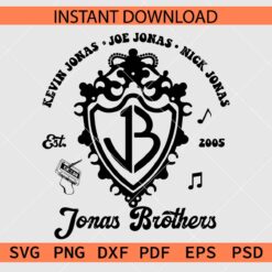 Jonas Brothers Est 2005 SVG