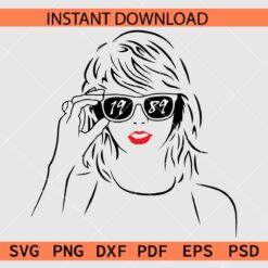 Taylor Swift 1989 Sunglasses Vector SVG, 1989 Sunglasses Taylor Swift SVG