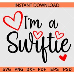 I am Swiftie Heart Symbol SVG, Love Heart I am Swiftie Svg