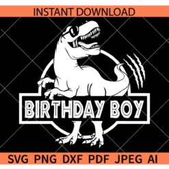 Dinosaur Birthday Boy SVG, Birthday Boy Dino SVG