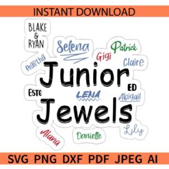 Junior Jewels SVG, Taylor Swift Inspired Junior Jewels SVG, You Belong With Me SVG