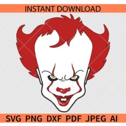 Pennywise SVG, Halloween Horror Movie Penny SVG