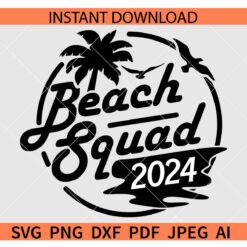 Beach squad 2024 SVG