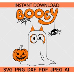 BlueY Dog Halloween SVG, Halloween Bingo SVG, Bingo Booey SVG