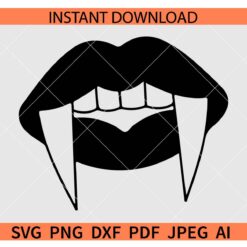 Halloween Vampire Teeth SVG