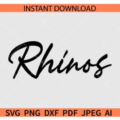 Rhinos SVG, Team Rhinos SVG, The Rhinos SVG