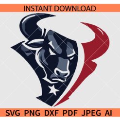 Houston football SVG, Rugby silhouette print. SVG, Houston Logo SVG