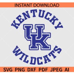 UK Kentucky Wildcats SVG, Kentucky Wildcats UK Logo SVG