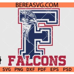 Falcons SVG, Falcons Face SVG, F Falcons SVG, Falcons Mascot SVG