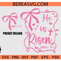 He Is Risen Mathew 28 6 SVG, Cancer Ribbon He Is Risen Mathew 28 6 SVG