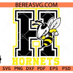 Hornet SVG, Hornets SVG, Hornets Mascot SVG