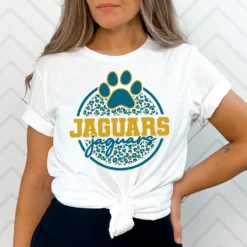 Jaguars Paw SVG PNG, Leopard Print Jaguars SVG, Leopard Jaguars Paw SVG